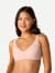 Women's No Show Plunge Bralette - Pink Sandstone WO1 [8252]