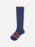 Women's Merino Wool Blend Everyday Compression Socks (15-20mmHg) - Baltic Blue Heather L [8070]