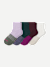 Women's Quarter Sock 4-Pack - chai lavender mix L [10175]
