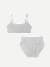 Womenâ€™s Super Soft Bralette + Brief Pack - Varsity Grey Heather L