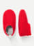 Toddler Waffle Gripper Slipper - Red Sky L Front + Side [8284]