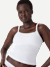 Women's Built-in Bra Seamless Cami - White WO1 [9349]