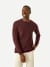 Air Slub Long Sleeve T-Shirt - Dark Cocoa MO1 [6834]
