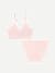 Women's Seamless Scoop Bralette + Brief - Blush