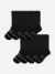 Merino Wool Blend Calf Sock 8-Pack - Black Mix L