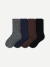 Youth Dress Calf Sock 4-Pack