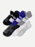 Men's UltraLite Sport Ankle Sock 6-Pack - Grey Indigo Mix L