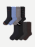Men's Dress Calf Sock 8-Pack - Heart Logo Mix L
