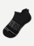 Merino Wool Bland Ankle Socks - Black L [7531]