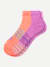 Performance Compression Ankle Socks - Neon Peach L [8577]