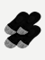 Men's Cushioned No Show Sock 4-Pack - black - 3