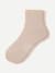 Modern Rib Quarter Socks - feather beige L [10032]