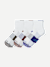Golf Quarter Sock 3-Pack - cocoa blue mix L [10197]