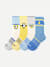 Minions X Bombas Calf Sock 4-Pack - Minion Mix L [8681]