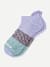 Tri-Block Ankle Sock - peri winkle mauve L [3628]