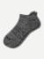Marl Ankle Socks - Black / Dark Grey L [3360]