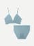 Women's Seamless Triangle Bralette + Brief Pack - Fog Harbor L