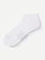 Modern Rib Ankle Socks - White L [8606]