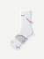 Running Half Calf Socks - white peach L [9701]