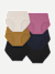 Women's Super Soft High Rise Full Brief 6-Pack - Purple Ochre Navy Assorted Mix L