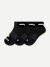 Performance Compression Ankle Socks 3-Pack - black