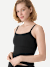 Women's Built-in Bra Seamless Cami - Black WO1 [9349]