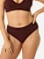 Seamless High Rise Brief Brief - Chocolate Brown WO1 [7718]
