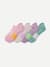Youth Marl Ankle Sock 4-Pack - wildflower mix