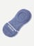 Women's Lightweight Merino Wool No Show Socks - blue smoke L [3707]