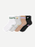 Ruffle Rib Quarter Sock 4-Pack