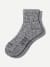 Modern Rib Quarter Socks - Washed Black L [6005]