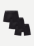 Men's Soft Flex Slim Boxer 3-Pack - Black L