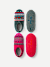 Women's Gripper Slipper 2-Pack - Electric Pink x Teal Pine L
