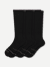 Merino Wool Blend Everyday Compression Sock 3-Pack (15-20mmHg) - Black L