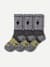 Targeted Compression Performance Calf Sock 3-Pack - Charcoal