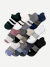 Men's Ankle Sock 12-Pack - Forest Tri-Blocks Mix L