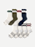 Men's Vintage Stripes Half Calf Sock 8-Pack - Desert Neutrals Mix L