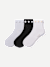 Women's Rosette True Rib Quarter Sock 3-Pack