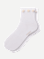 Women's Rosette True Rib Quarter Socks