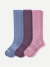 Women's Everyday Compression Socks (15-20mmHg) - berry blue mix L [9863]