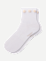 Women's Rosette True Rib Quarter Socks