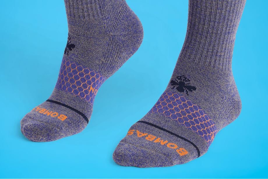 Women's Merino Wool Blend Everyday Compression Socks (15-20mmHg)