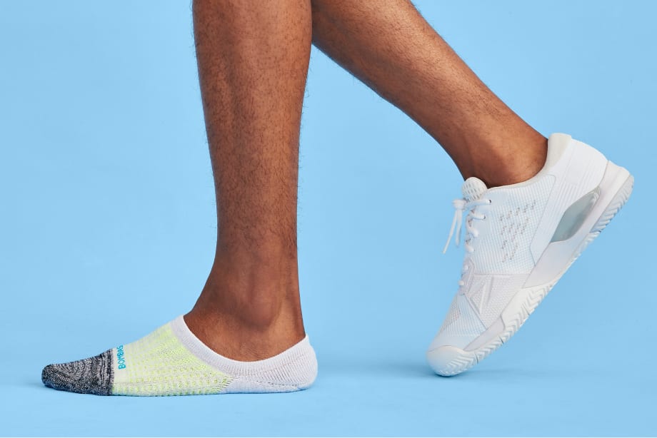 Men's Performance Cushioned No Show Socks Bombas