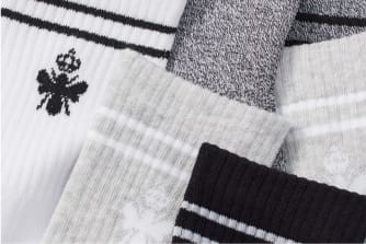 Lot De 2 Paires De Chaussettes Bombas Pour Homme - Taille M, Noir, Modèle Calf (mi-mollet)