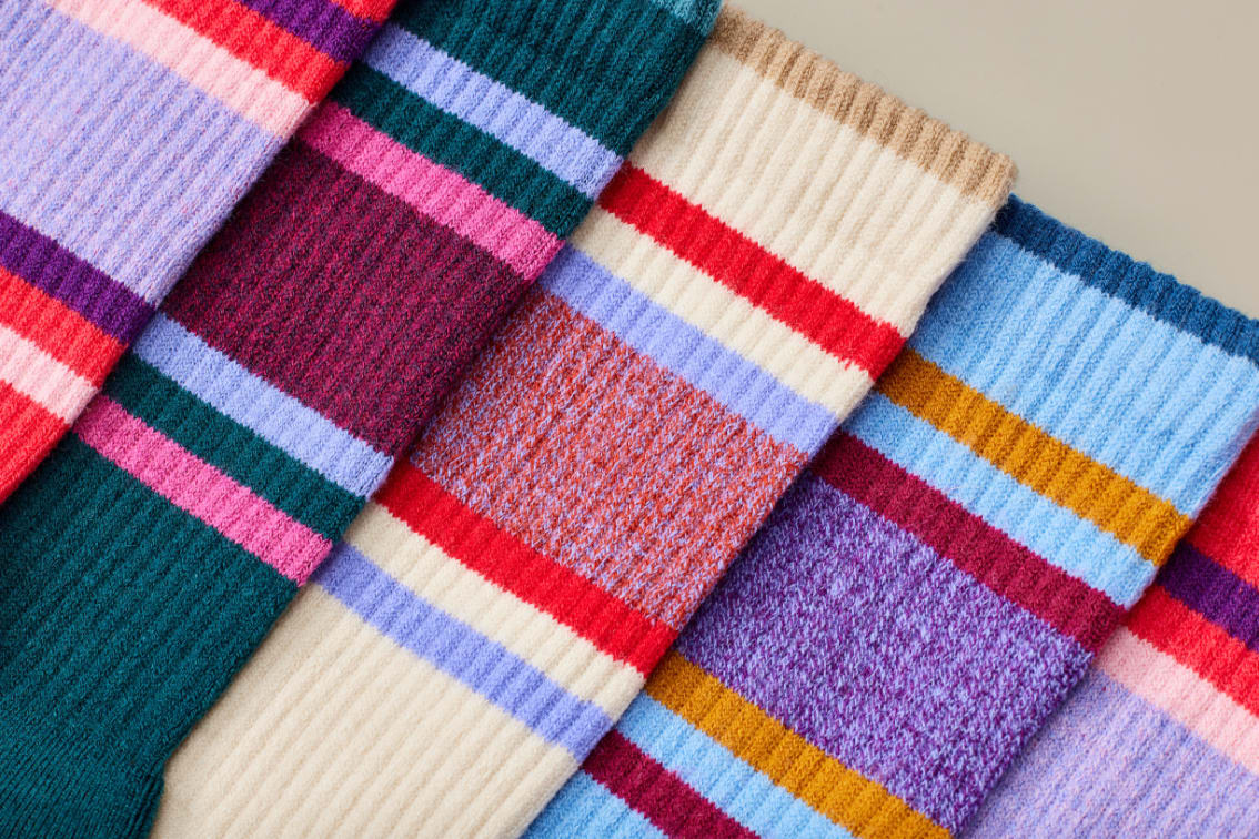 USA Merino Wool Plush Sock 4 Pack, Gustin, Knits