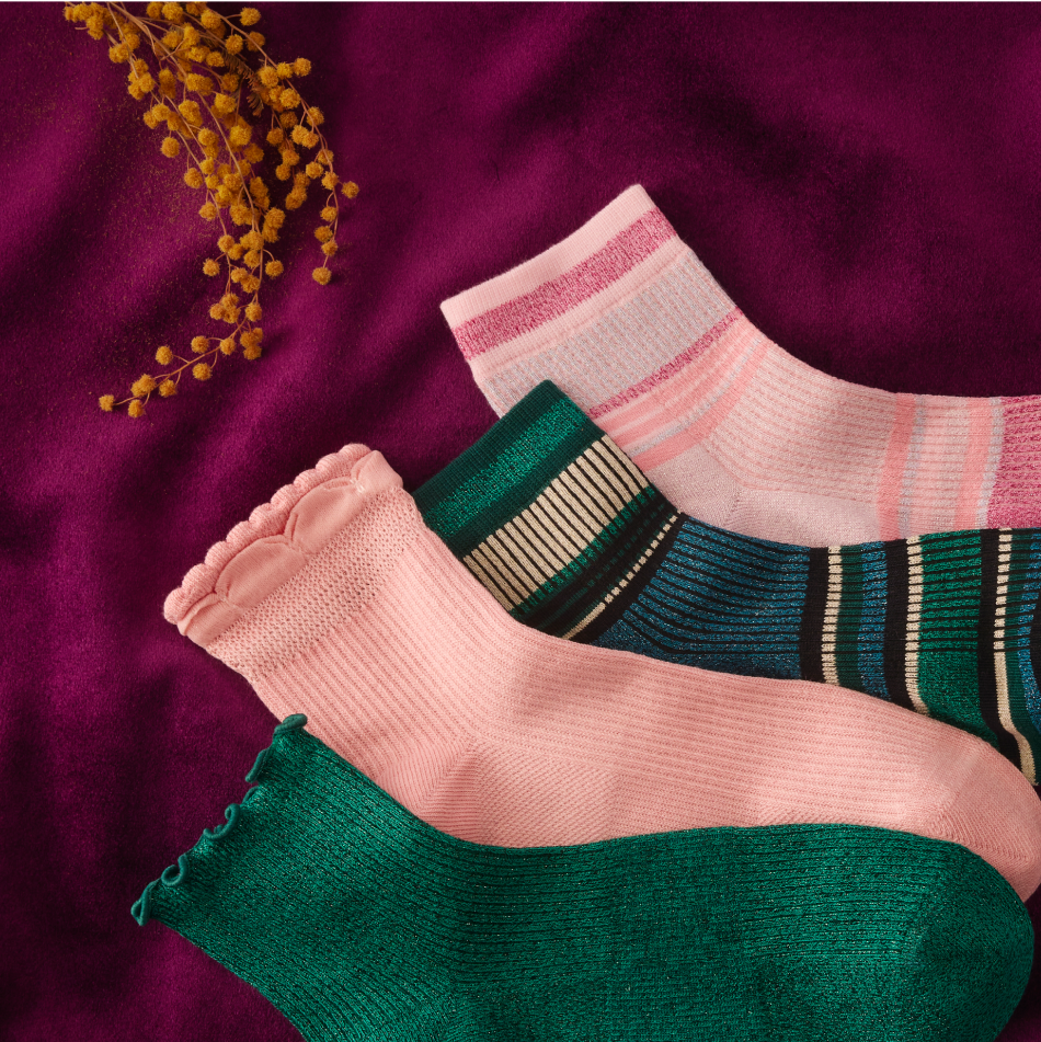 Wicked X Bombas Lightweight Quarter Sock 4-Pack - Bombas