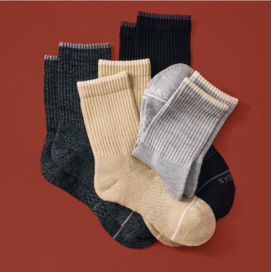 Men's Merino Wool Blend Half Calf Socks