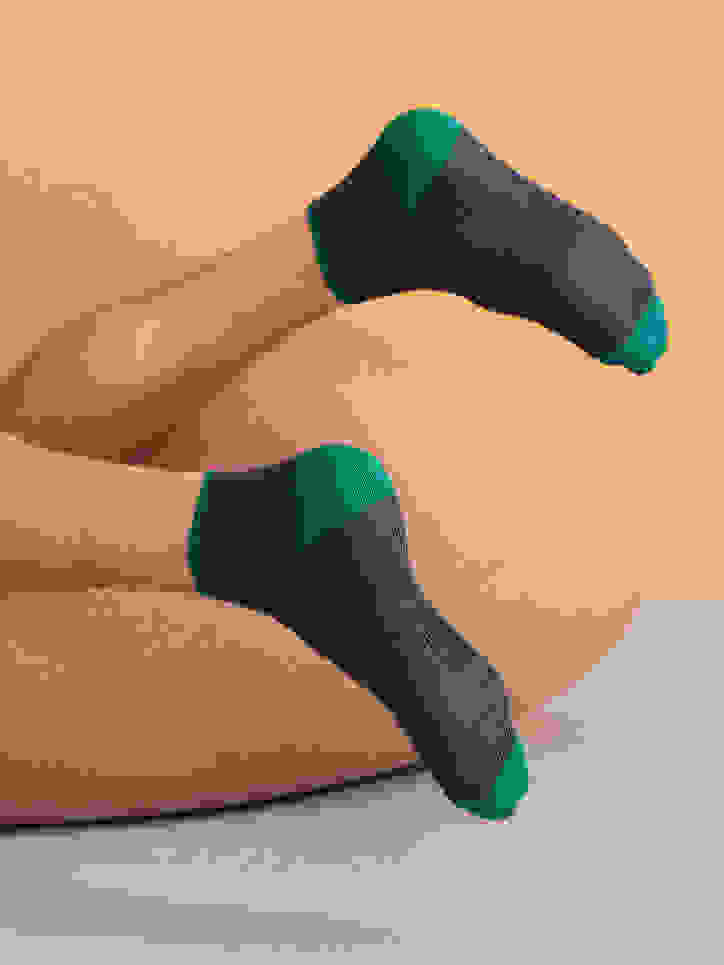 Men's Solids Ankle Socks - Olive Grove - Large - Bombas