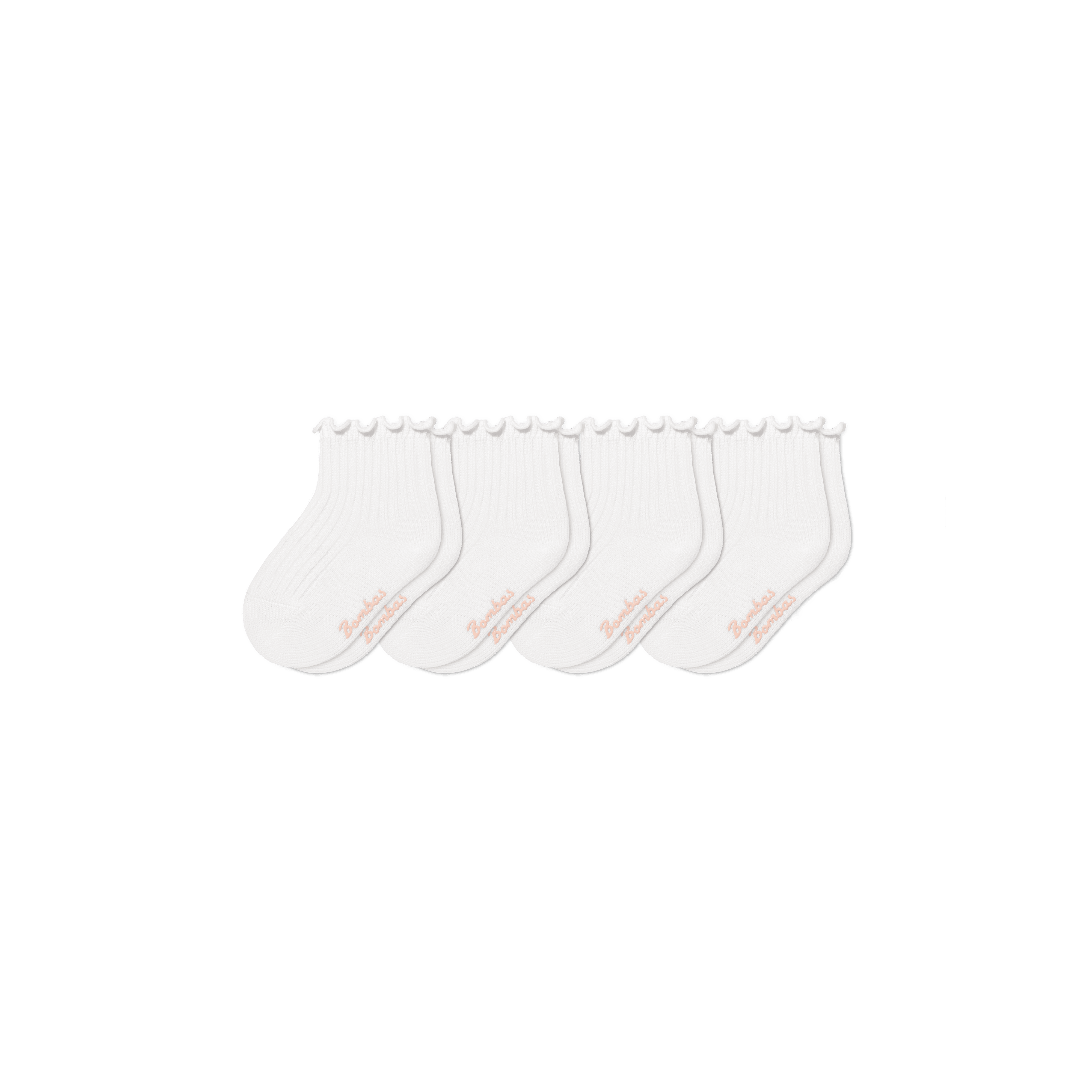 Baby Ruffle Rib Calf Sock 4-Pack (6-12 Months)
