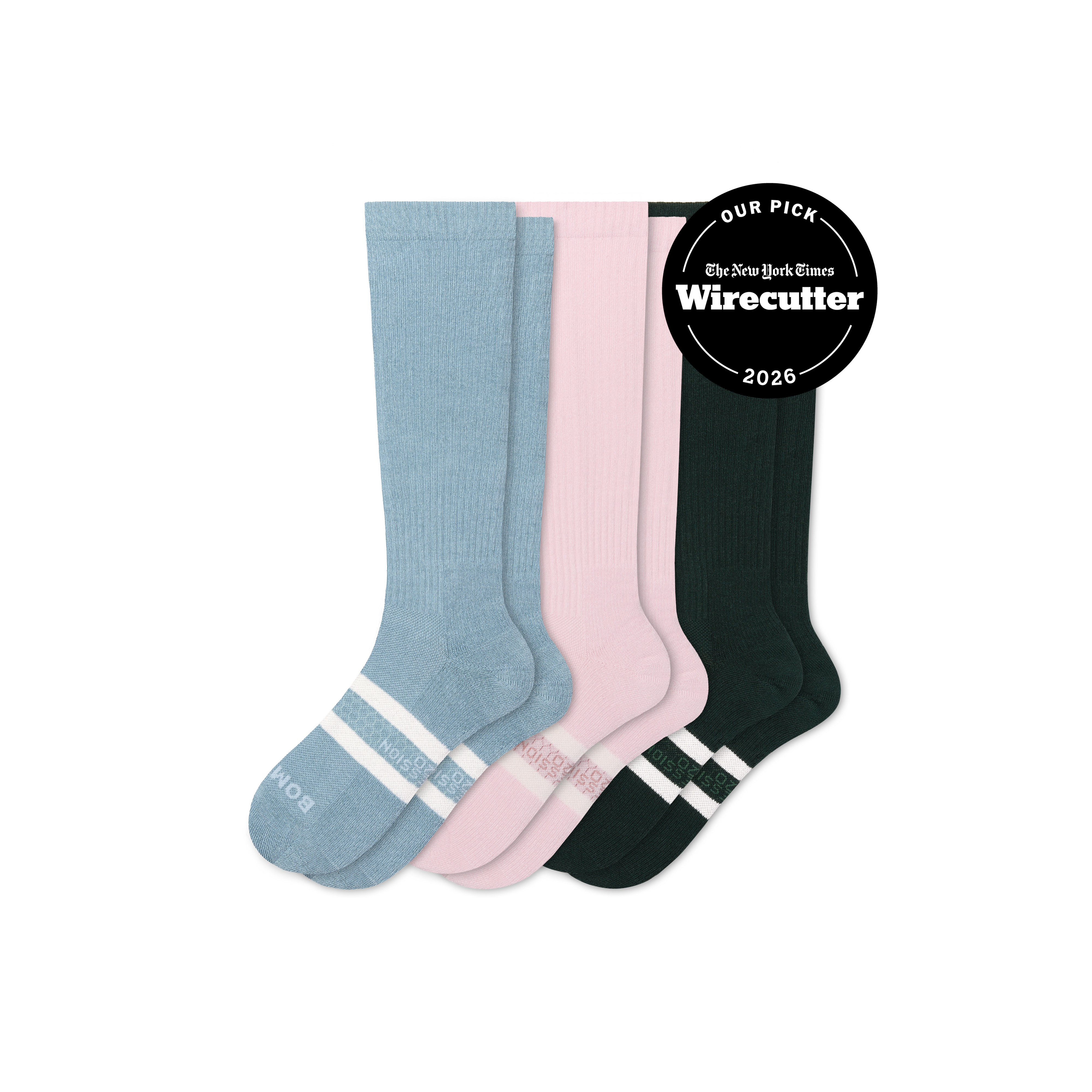 Women's Everyday Compression Knee High Sock 3-Pack (15-20mmHg)